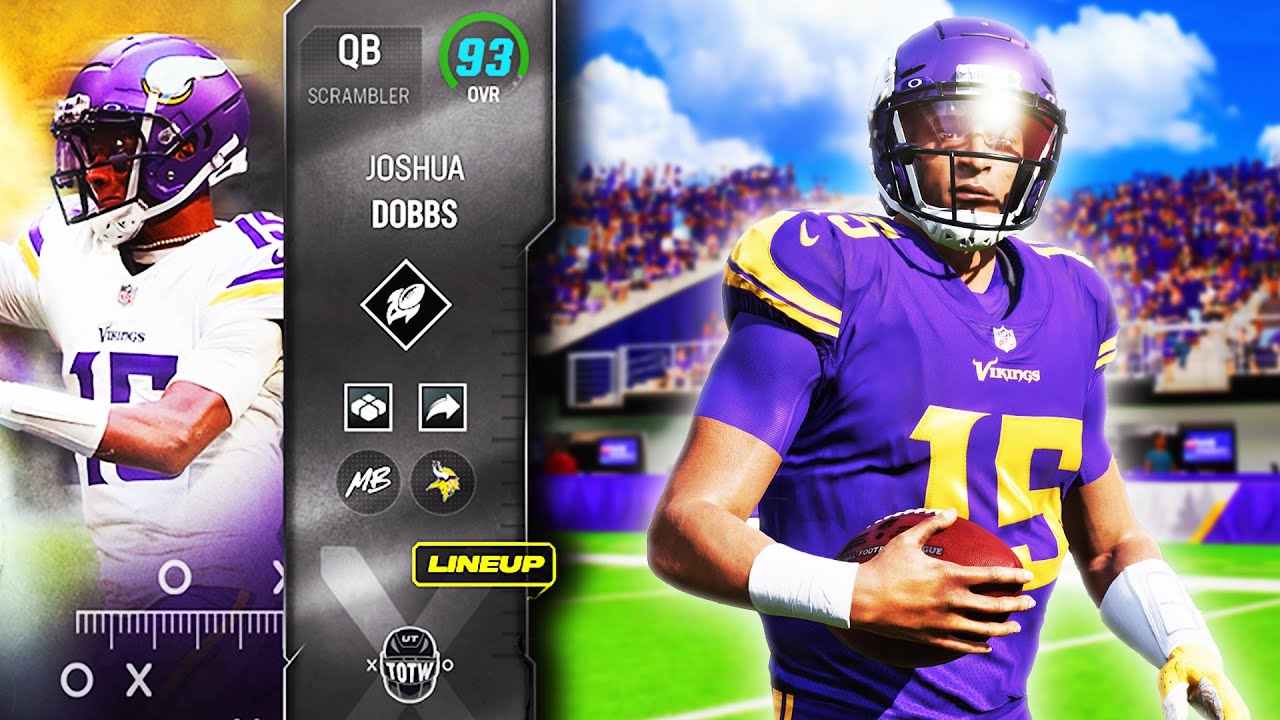 JOSHUA DOBBS IS THE REAL DEAL!! TOTW CHAMPION!! Madden 24 Gameplay!!