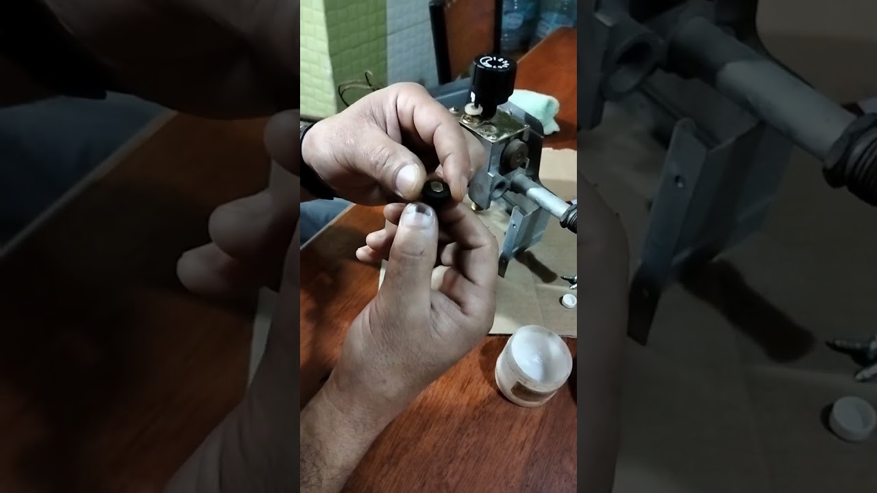 تركيب قفل المدفاة الغازية #Montage bouton de commande poêle à gaz