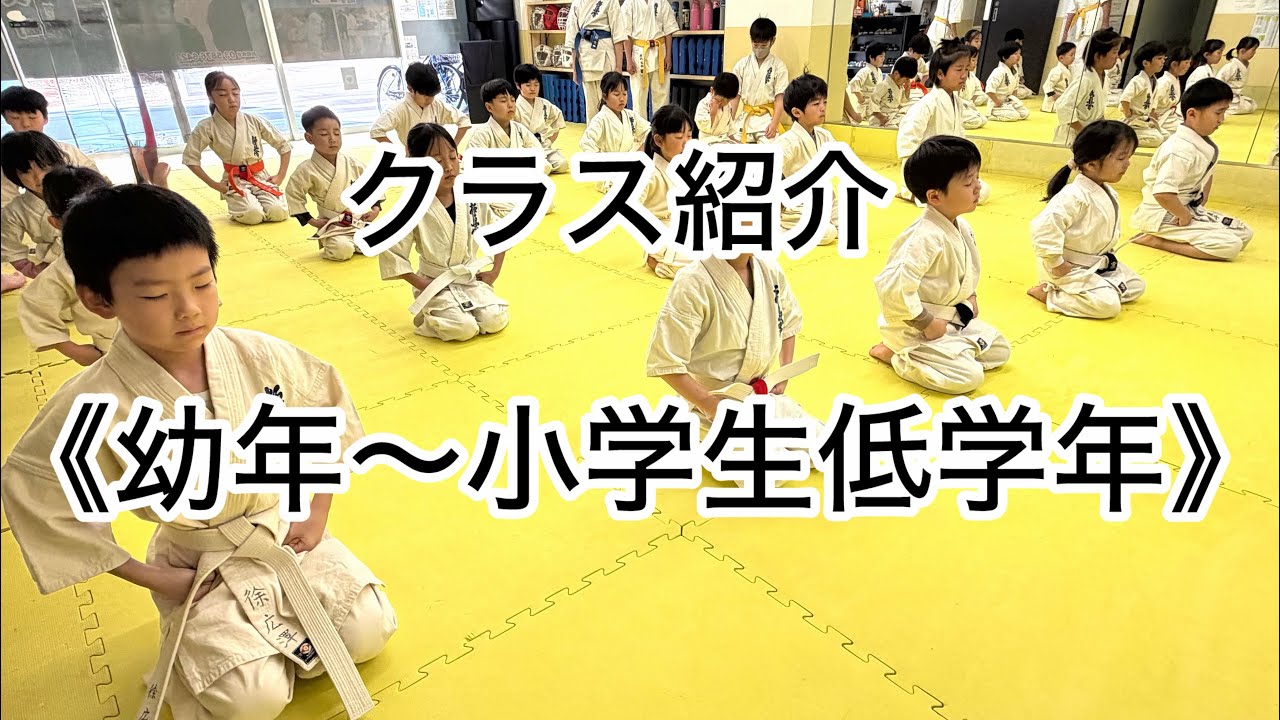 《幼年・小学生低学年》クラス紹介