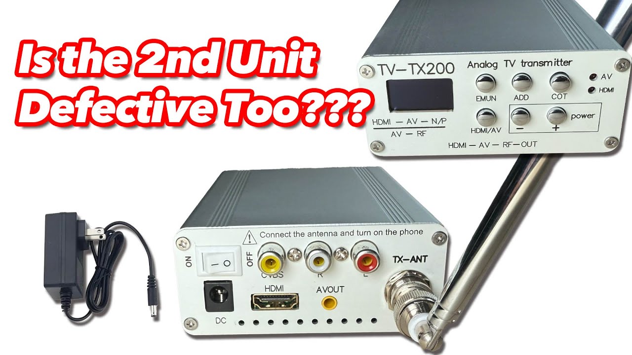 TV-TX200 - Wireless RF Transmitter Testing