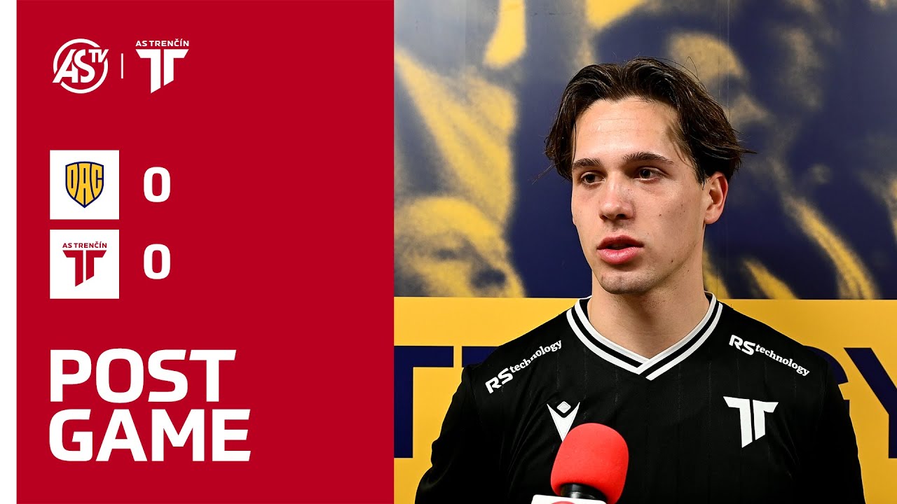 ZIMNÁ PRÍPRAVA | Postgame | Hugo Pavek | FC DAC 1904 Dunajská Streda - AS Trenčín 0:0
