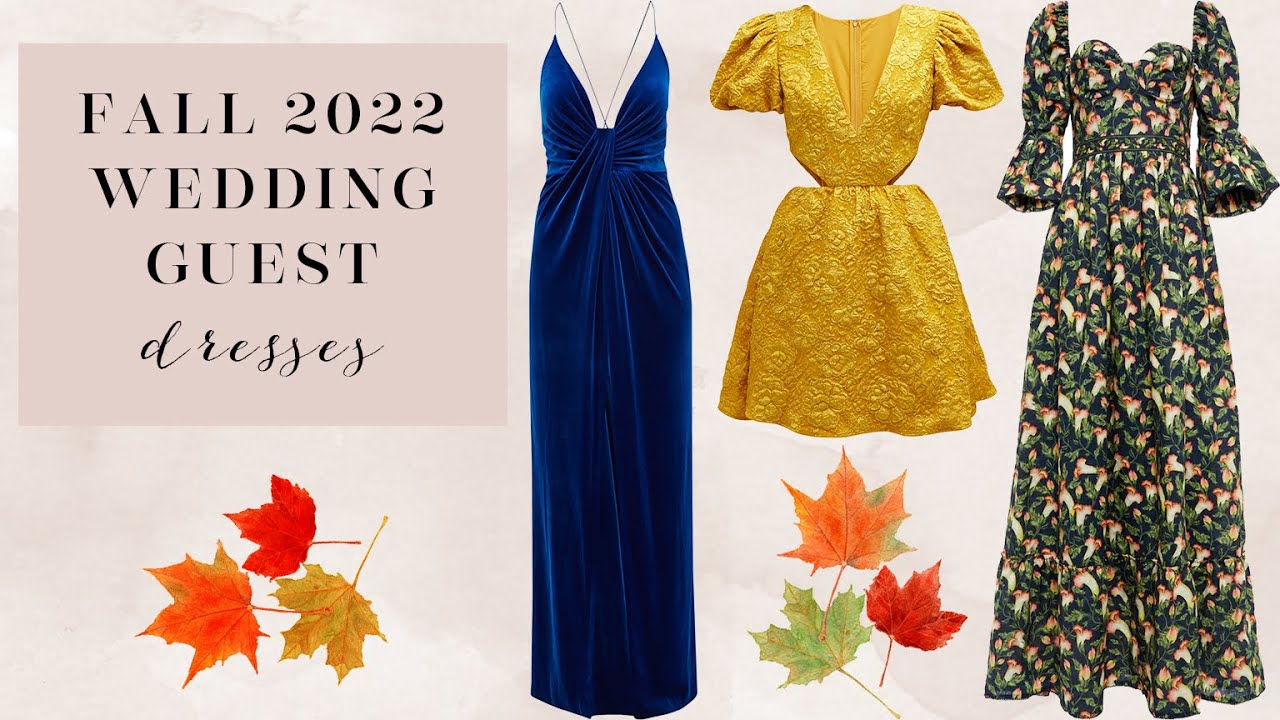 14 Fall 2022 Wedding Guest Dresses