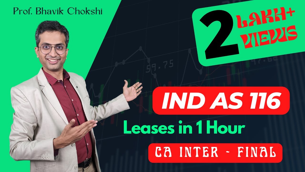 IND AS 116 - LEASES IN 1 HOUR  - CA FINAL FR - BY BHAVIK CHOKSHI