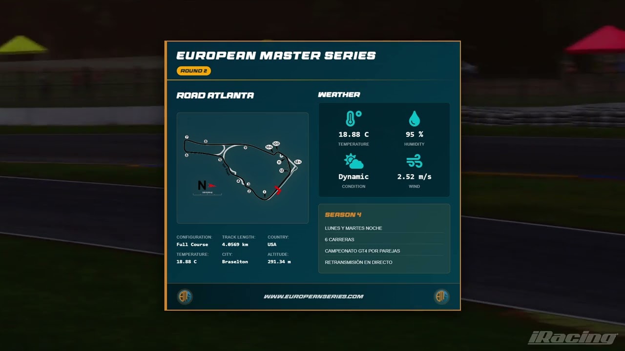 EMS GT4 CHALLENGE - RONDA 2 ROAD ATLANTA