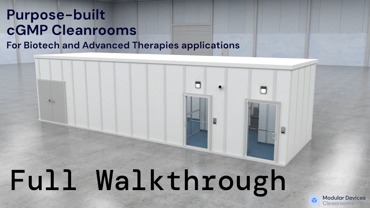 Mobile cGMP Cleanroom - Full Walkthrough