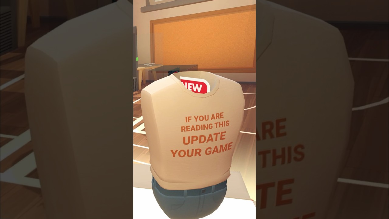HairyManLegs Has Rec Rooms Update Shirt! 😳