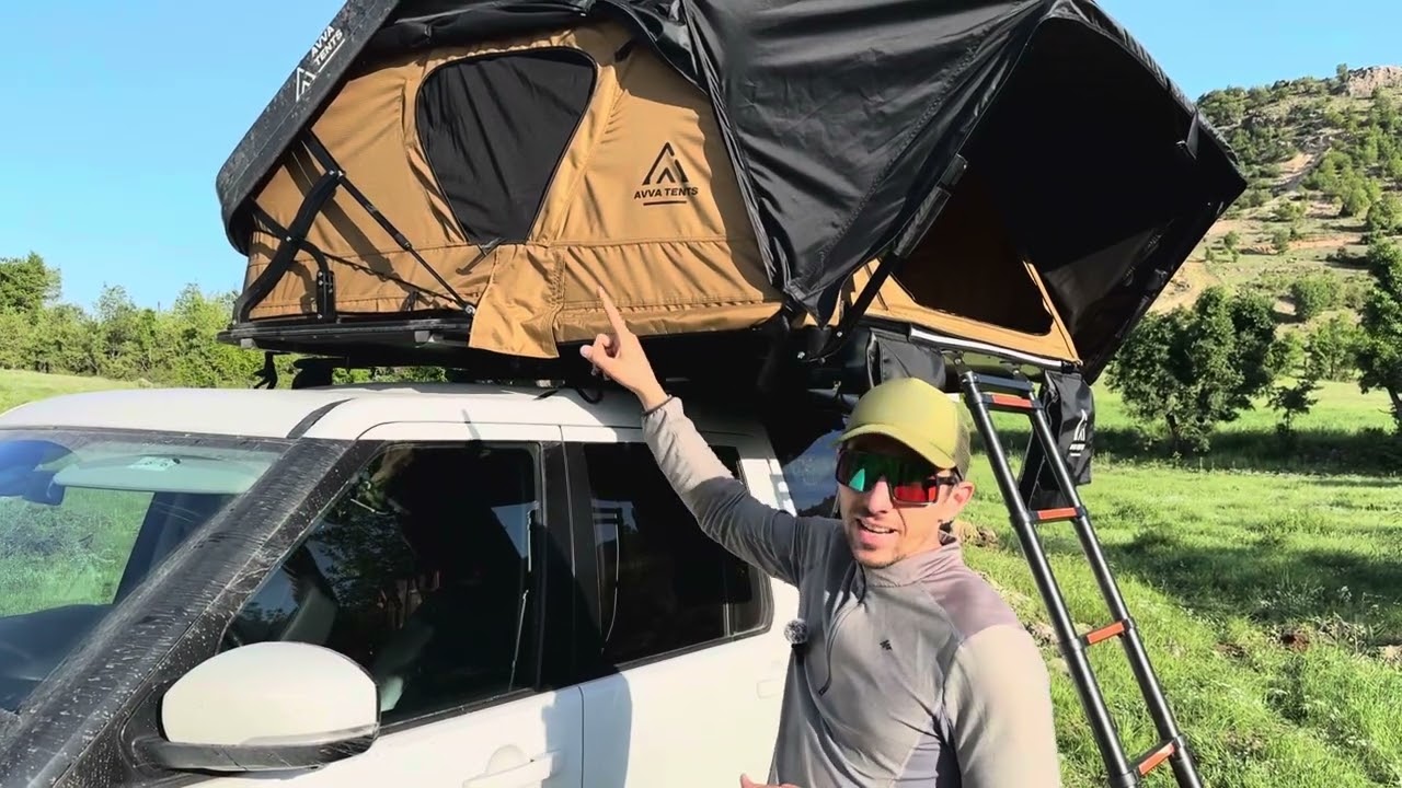 Обзор автомобильной палатки на крышу Avva tents ps190 c обновлениями 2025 года.