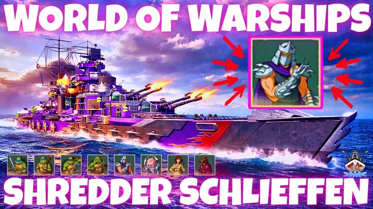 TMNT x SCHLIEFFEN?! 🐢🔥 Der SHREDDER ist da! | Turtles Special | World of Warships 🚢