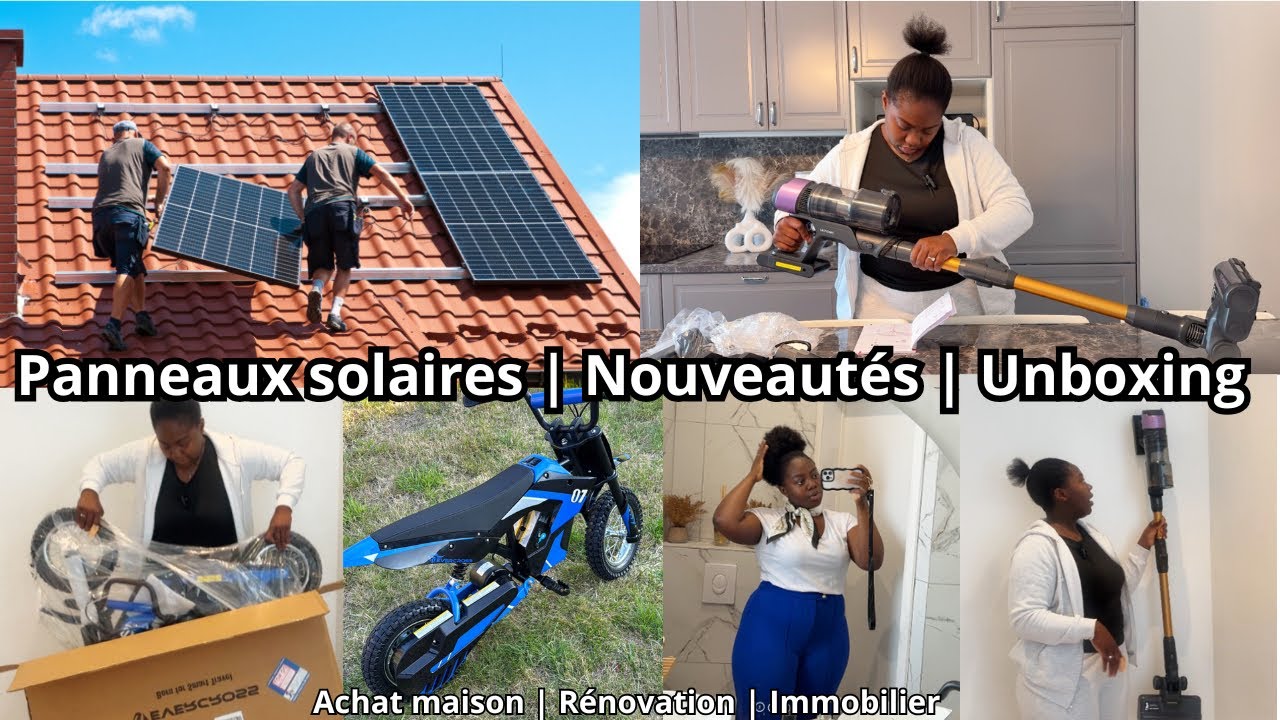 Installation 12,000€ pour panneaux solaires|Unboxing #achatmaison #travauxmaison #renovationmaison