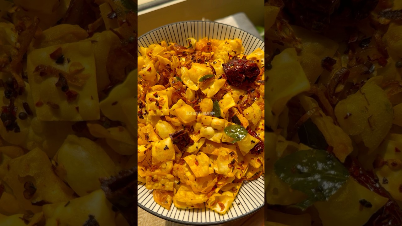Pappadam Mezhukkuvaratti #recipe #kerala #love #song #cooking #keralarecipes #shorts #ytshorts