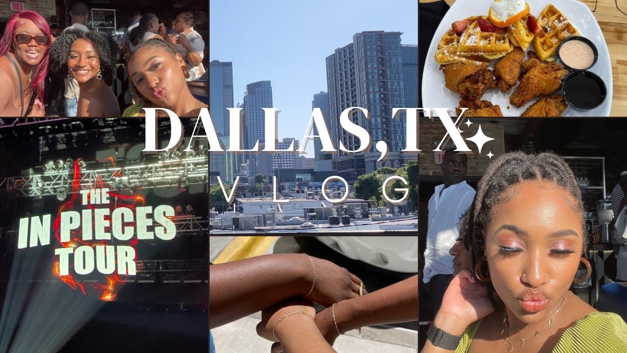 DALLAS VLOG | Broken foot, Brunch, & Chloe Bailey Concert!