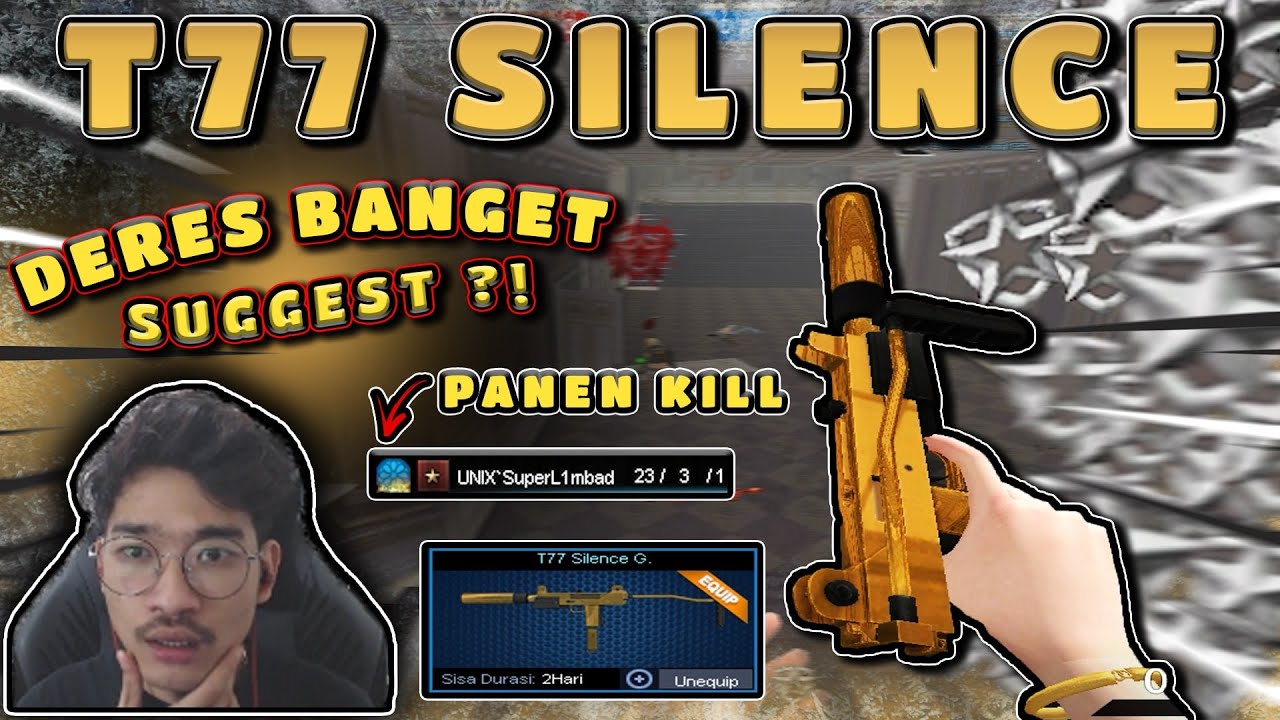 T77 SILENCE INI MAKIN KENCENG ATAU SUGGEST ?!! OVERPOWER ! // Gameplay Point Blank Zepetto Indonesia