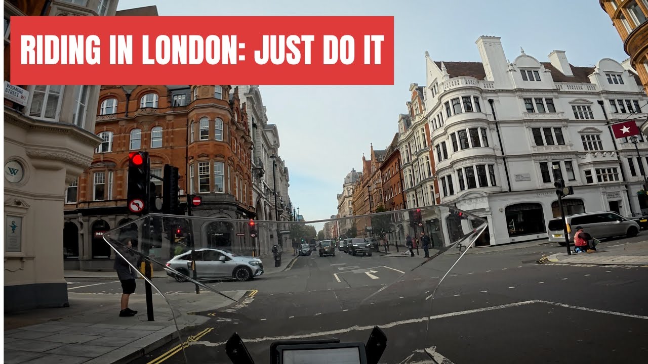 How To Ride a Motorcycle in London - A few things to consider