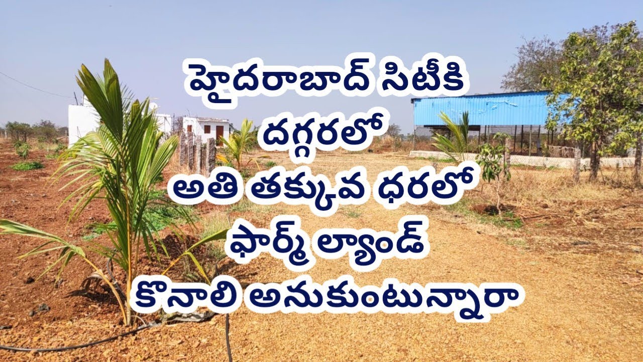 Agriculture Land For Sale In Hyderabad | Budget Price Per Acre very Near to Hyderabad |@ownersales