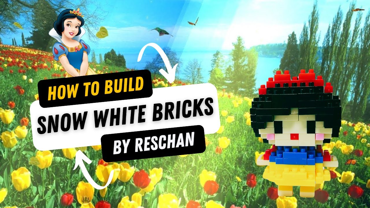 How to Build Mini Lego Snow White I Tutorial I #disney #cartoon #bricks #mini #lego