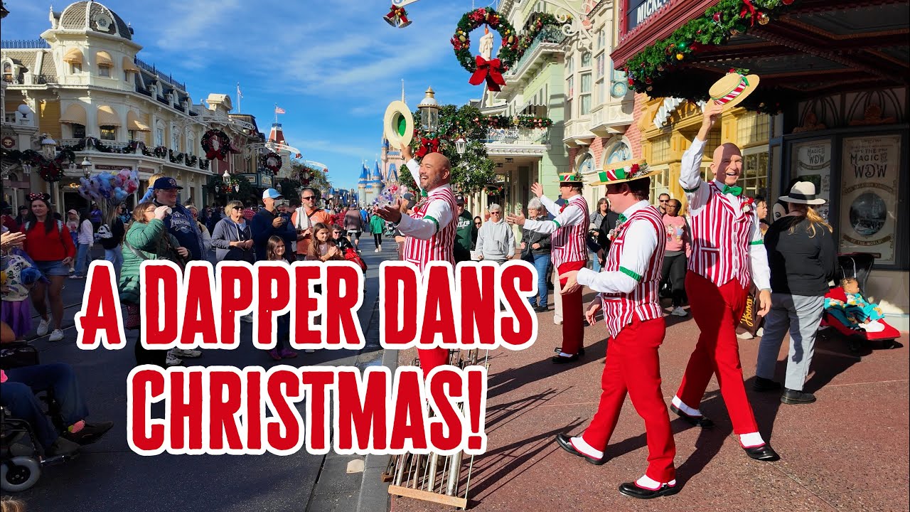 Christmas on Main Street! |  Dapper Dans Perform Holiday Favorites at Magic Kingdom