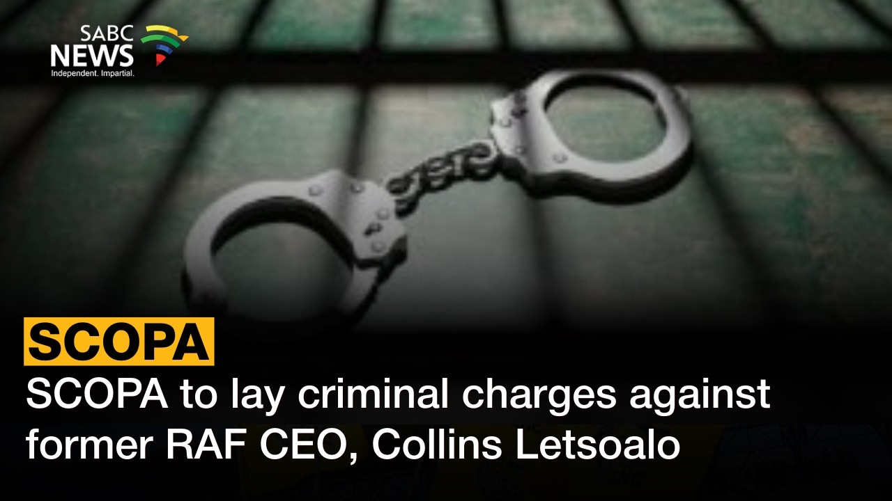 SCOPA to lay criminal charges against former RAF CEO, Collins Letsoalo