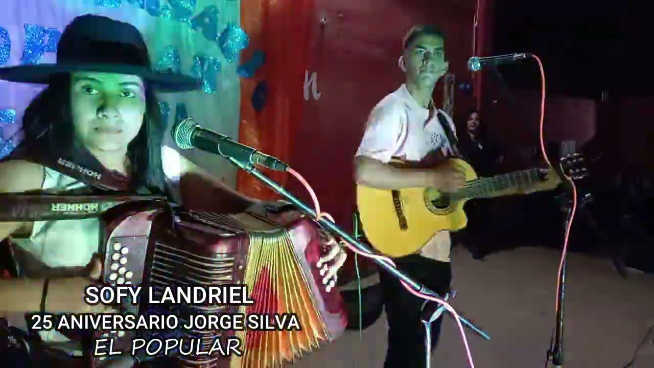 SOFY LANDRIEL EN LOS 25 ANIVERSARIO DE JORGE SILVA EL POPULAR.