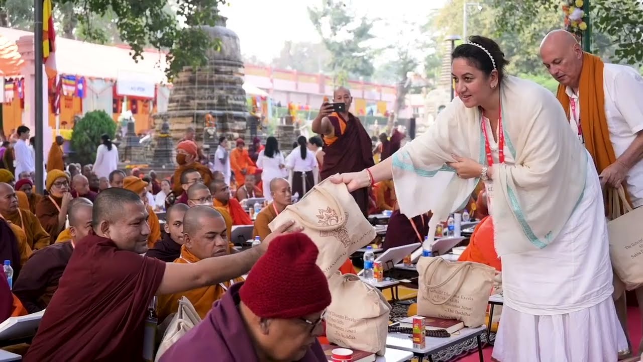 4th December of Tipitaka recitation under the holy Bodhi tree