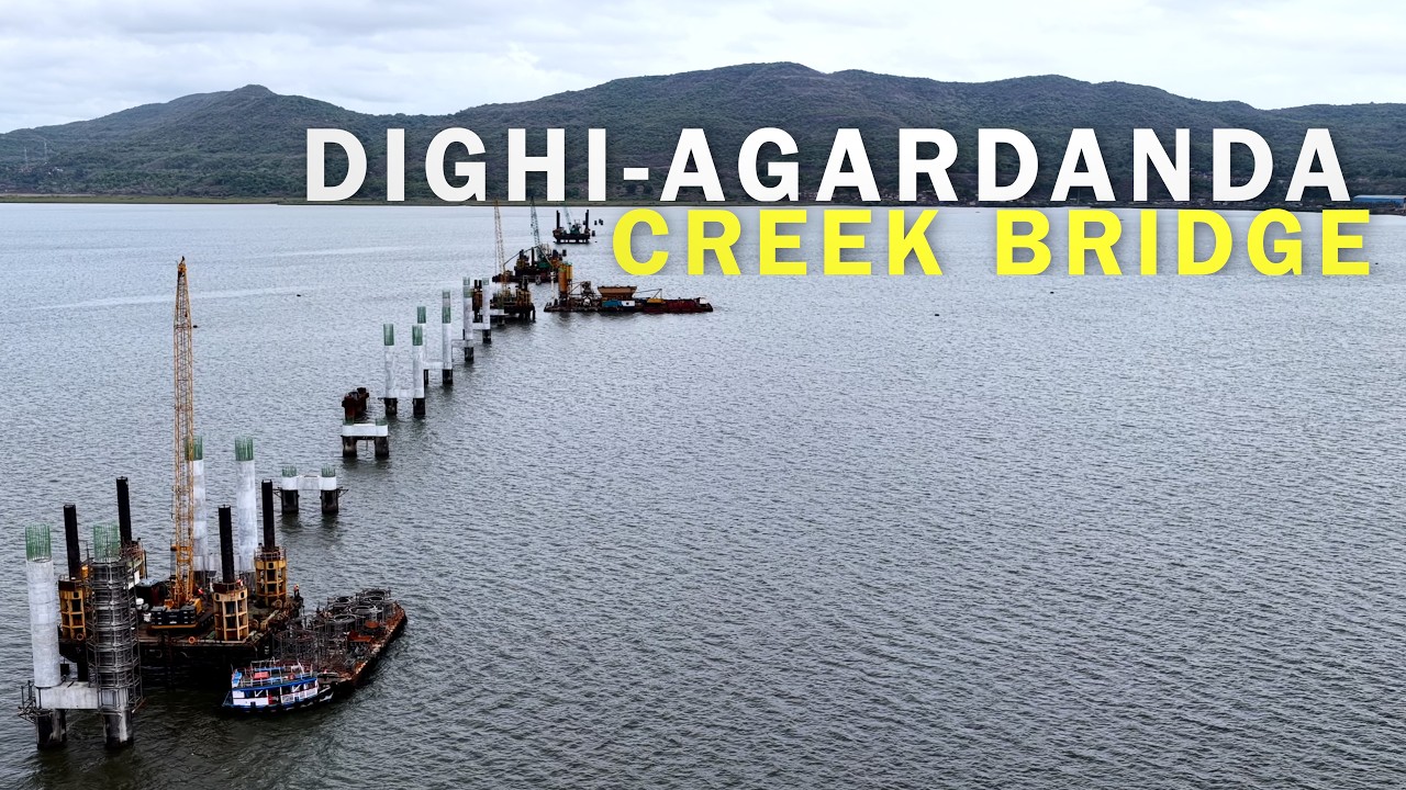 Konkan Coastal Road Mega Project | Dighi Agardanda Creek Bridge | Latest Update 2026