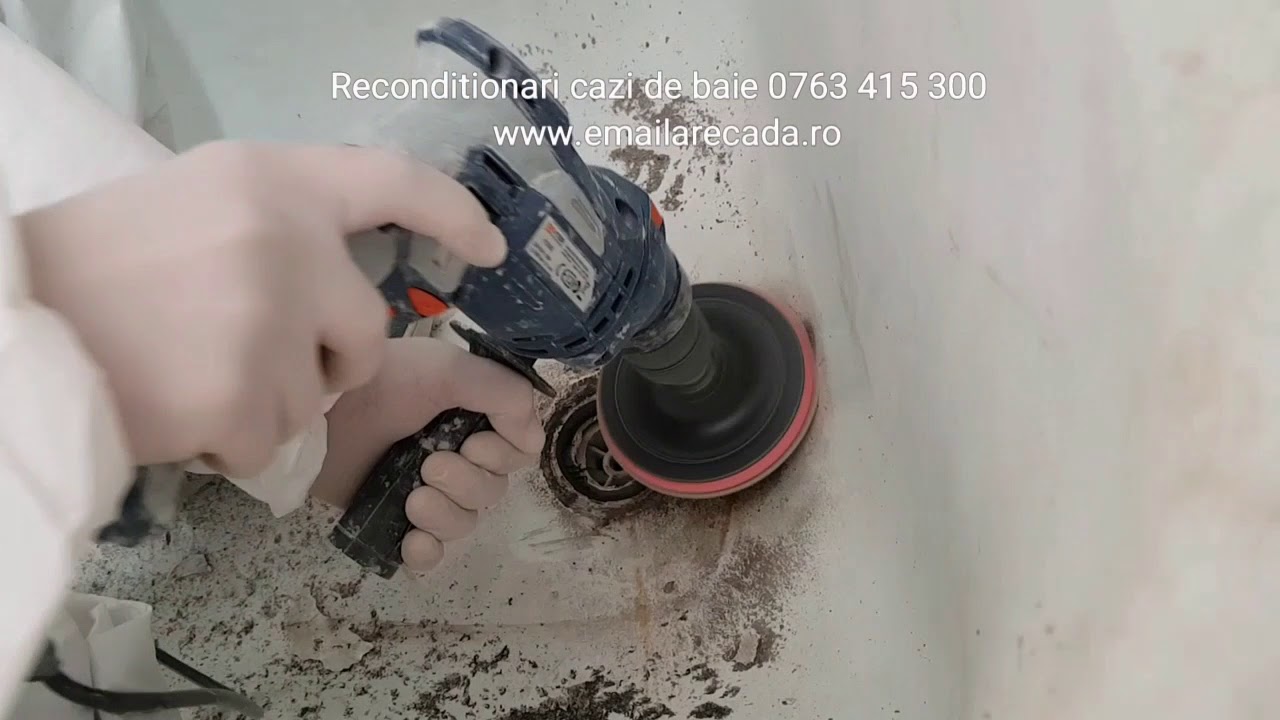 Reconditionare cada baie de fonta