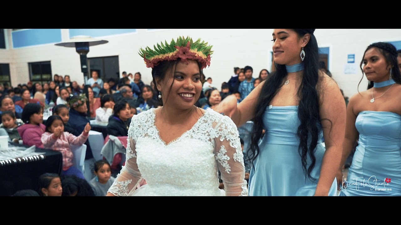 KIRIBATI - Roite & Biita Wedding Reception Performance (Bridesmaid Dance) 6 July 2019
