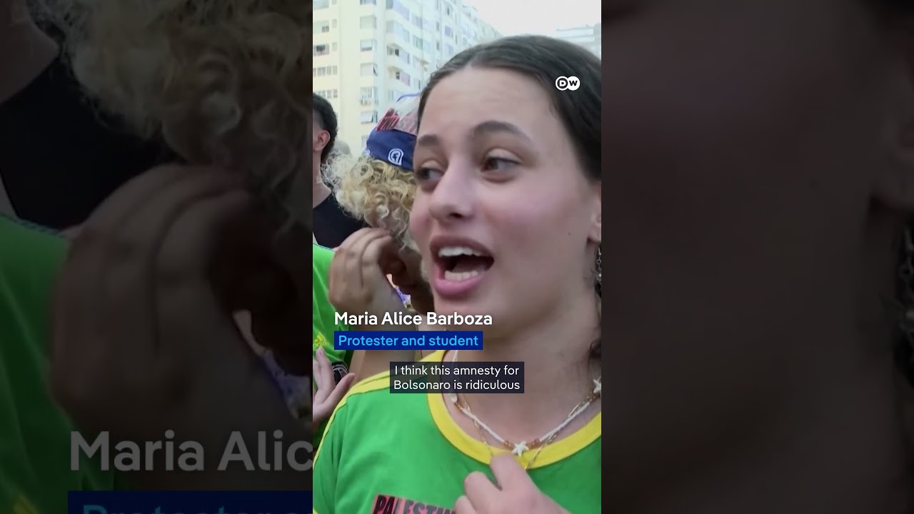 Brazilians rally against a bill that could pardon Bolsonaro | DW News