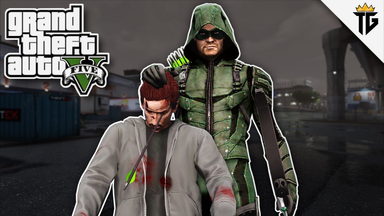 GTA 5 - Green Arrow | The Ultimate Bow and Arrow Mod! (4K Ultra HD Gameplay)