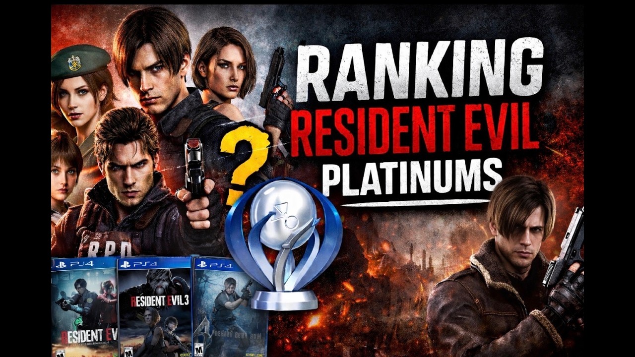Ranking Every Resident Evil Platinum From Zero to RE4