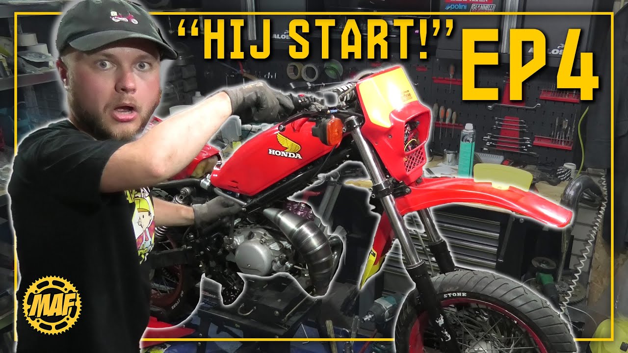 De Honda MT5 STARTEN! 80cc Top Performance AM6 SWAP AFL 4