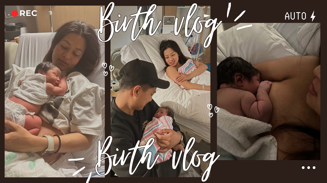 How I gave birth naturally without epidural | Positive  Labour & Delivery of Our First Baby!