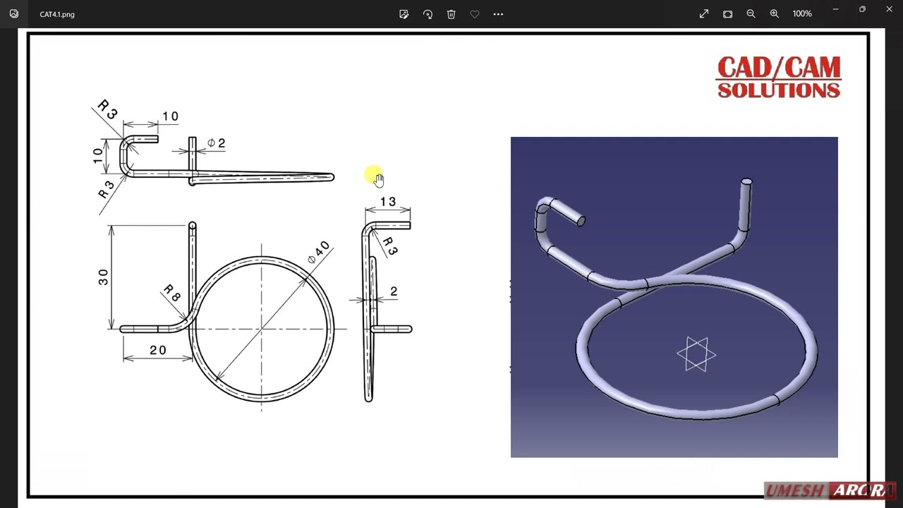 #CATIA V5 #wireframe tutorial