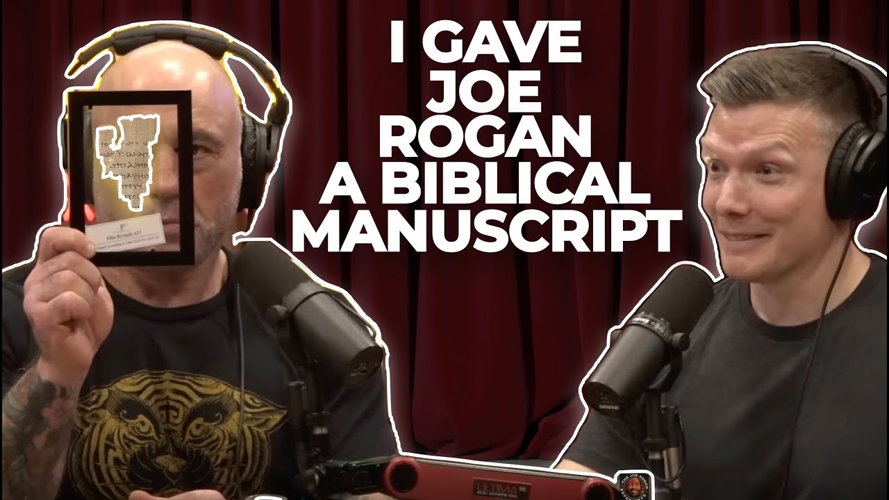 I made Joe Rogan a personalized facsimile of the oldest New Testament Papyri