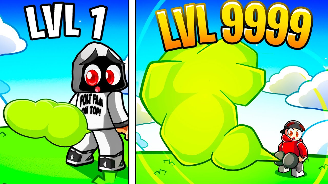 MAX LEVEL FART IN ROBLOX!