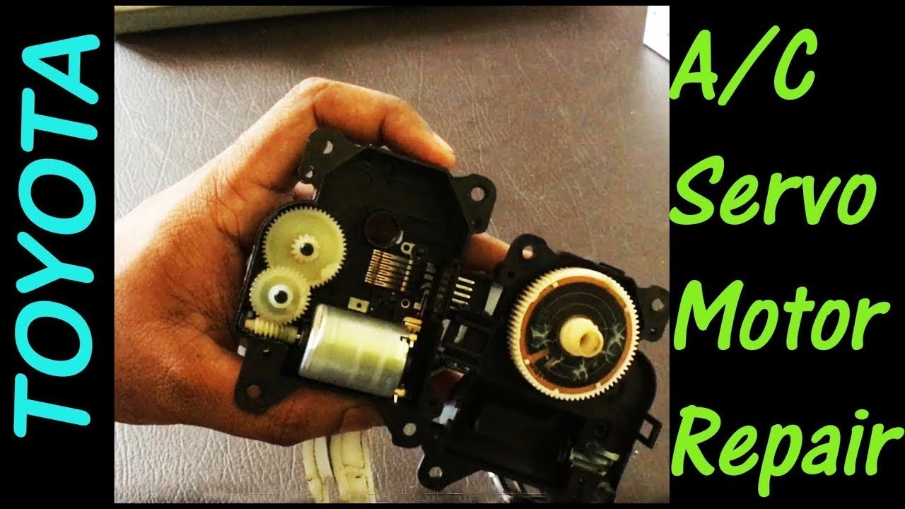 Car Air Conditioner Servo Motor Disassembly & Repair