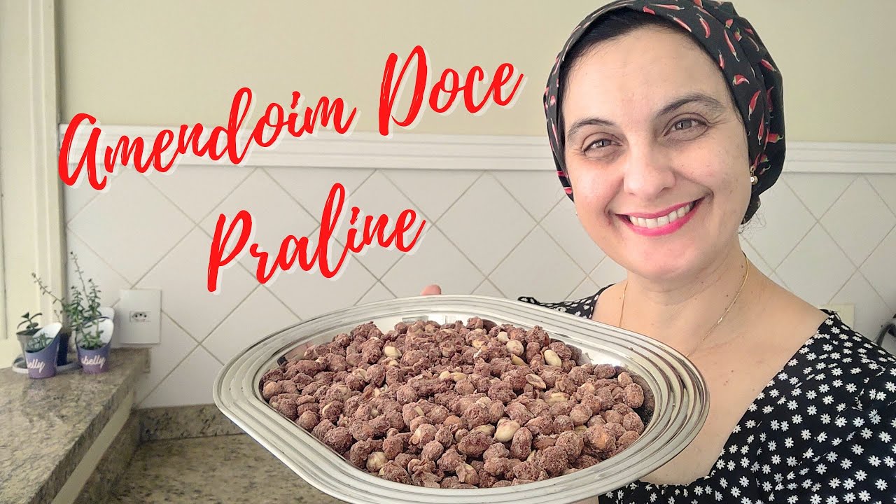 AMENDOIM DOCE PRALINE - IRRESISTÍVEL! #umadelicia #receitafacil #facildepreparar