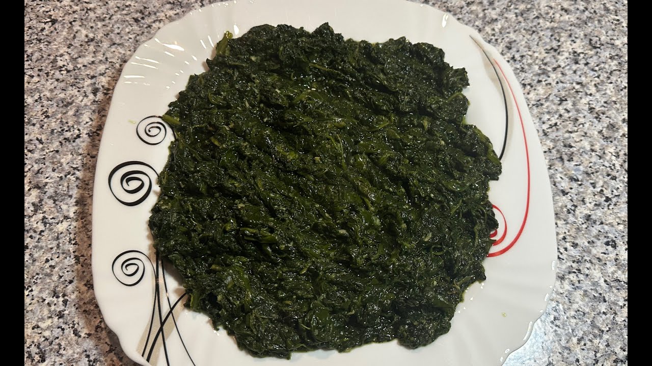 طرز تهیه سبزی.  Spinach #afghanistan #cooking