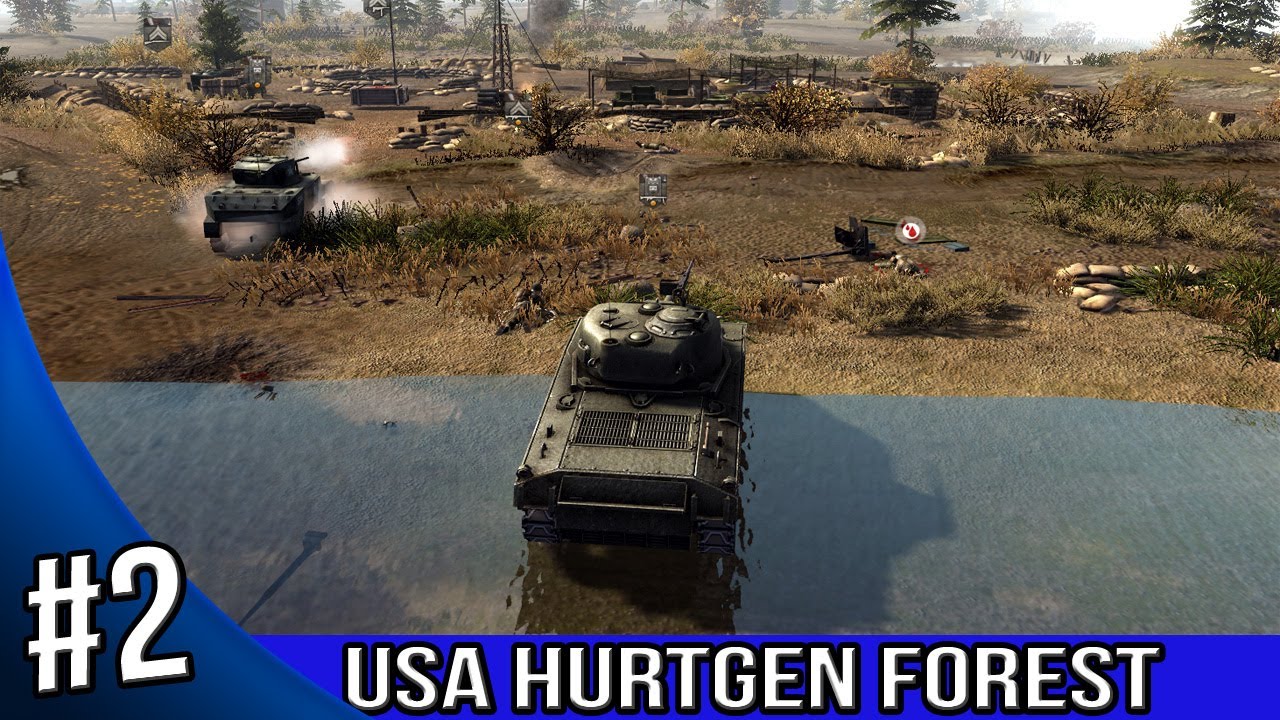 Men of War Assault Squad 2 - USA Campaign Walkthrough - Hurtgen Forest 2/3