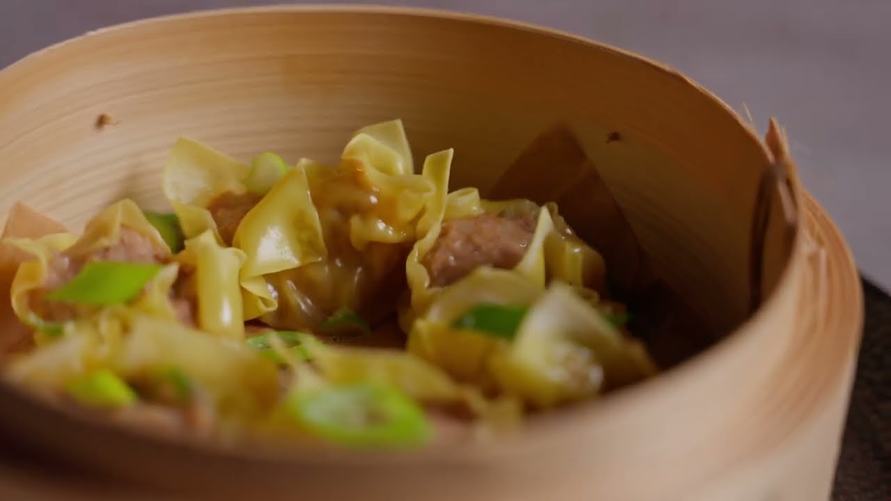 WOK COOKBOOK Prawn and Pork Dumplings