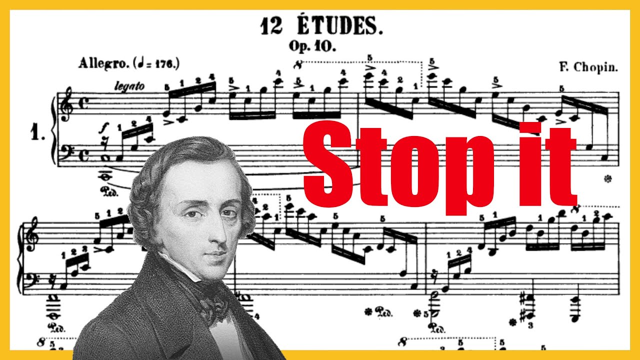 Read before you play! Chopin Etude Op.10 No.1
