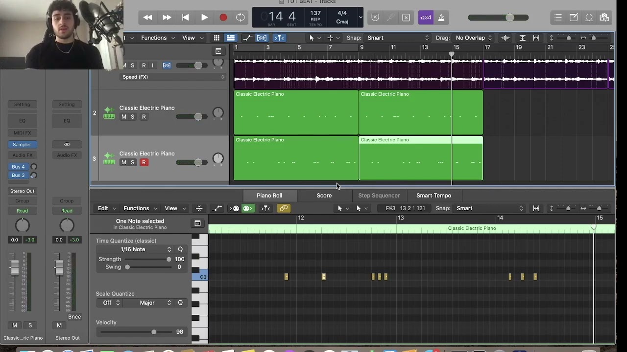 How to make your FIRST BEAT on Logic Pro X (BEGINNER TUTORIAL) PT.1 [PLUGG/PLUGGNB]