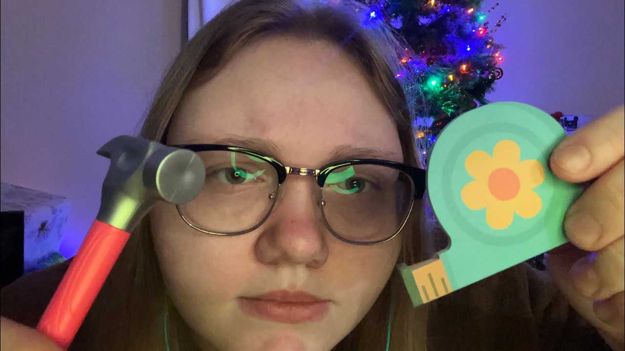 ASMR Fixing Your Face (personal attention)