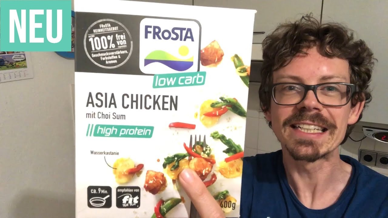 Frosta Asia Chicken High Protein Low Carb Fertiggericht mit wenig Kohlenhydrate im Test!