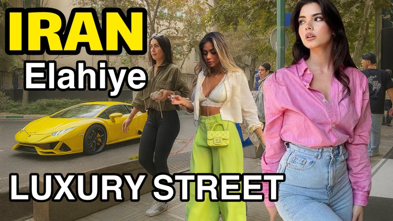 🔥The most luxurious street in Tehran | Walking on Fereshteh Street