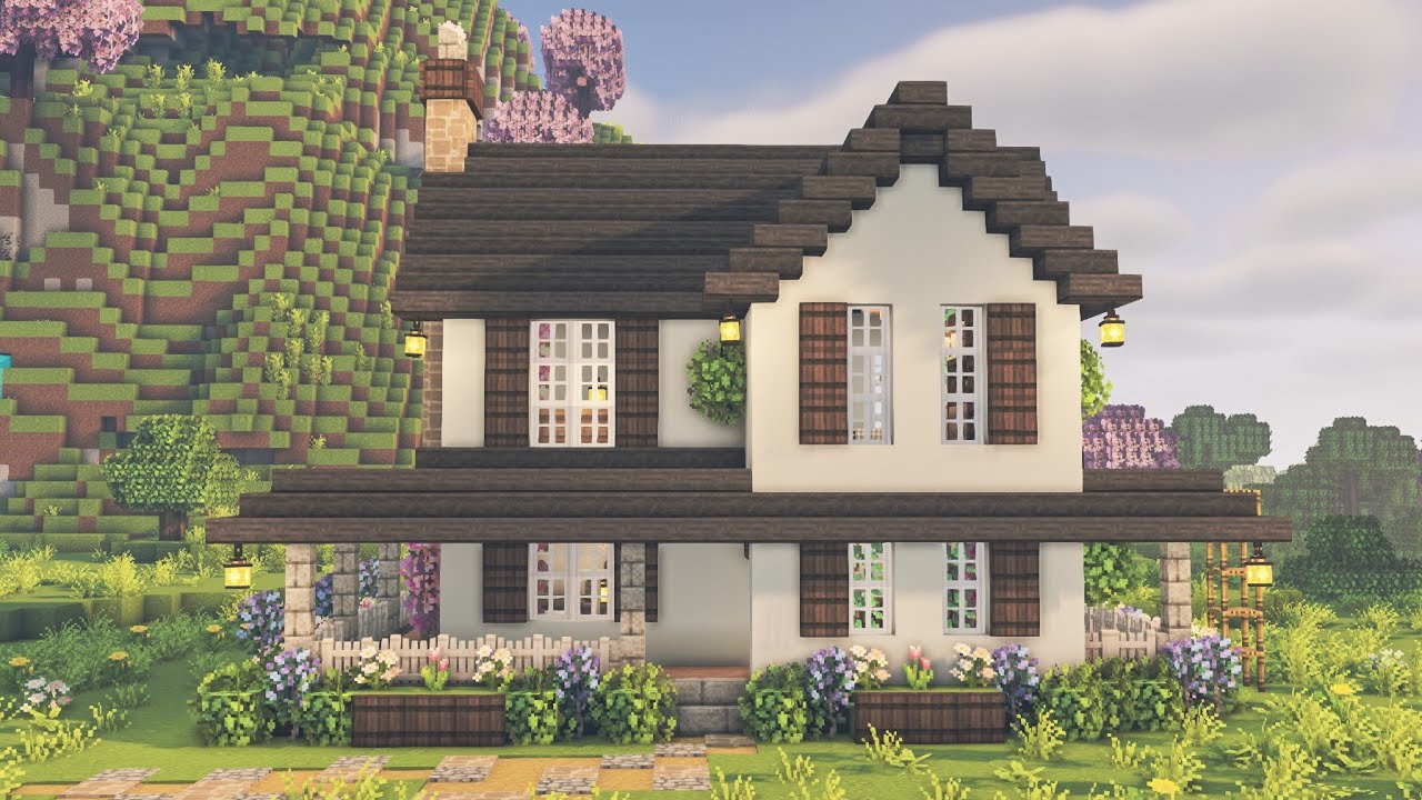 Minecraft | How to build a Farm House / Mizuno's 16 Craft
