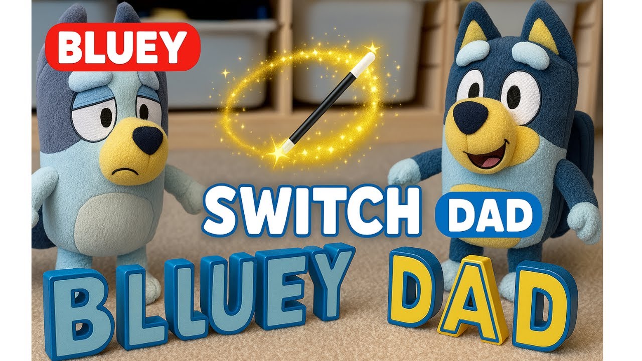 Bluey and Dad Switch | Bluey is the Boss
