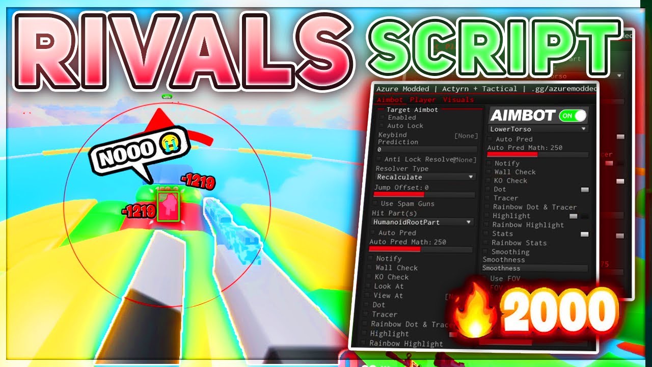 NEW Roblox RIVALS Script Hack [Aimbot, Rage, Gun Mods, Player ESP + More] | *FREE & KEYLESS*