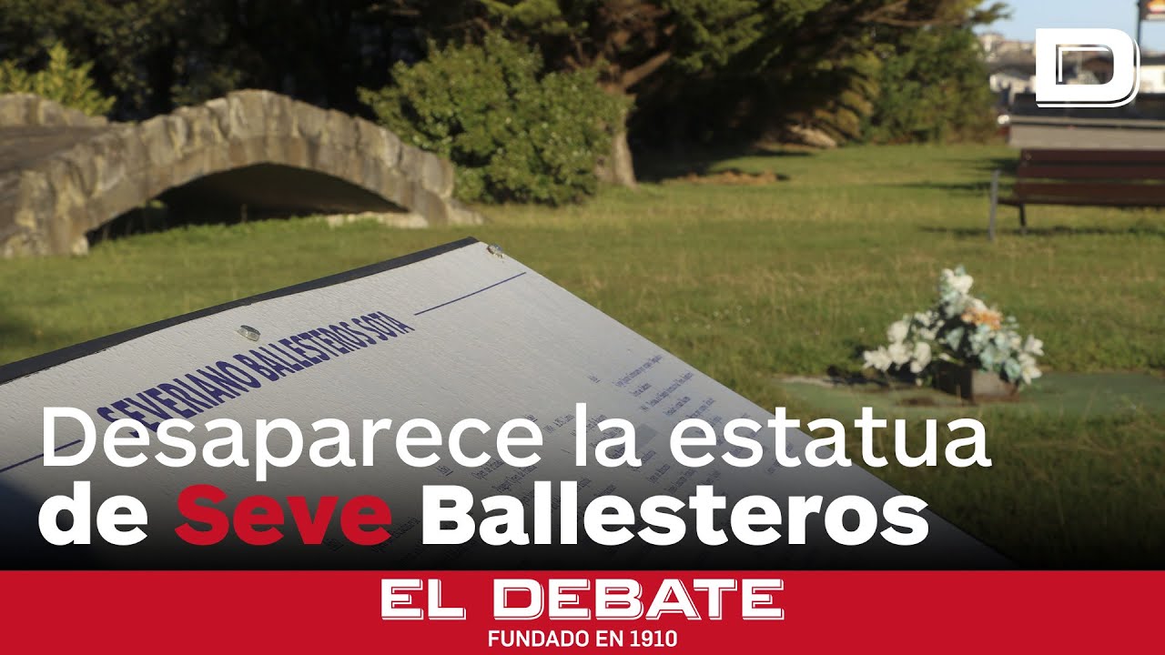 Desaparece la estatua de Severiano Ballesteros que estaba situada en Pedreña (Cantabria)