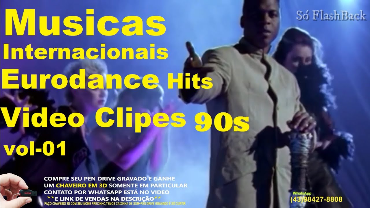 M&uacute;sicas Internacionais Eurodance Hits 90s Video Clipes vol-01