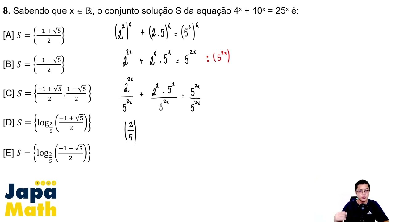 Prova Resolvida EsPCEx(2023 - 2024) - Matemática - Questão 08